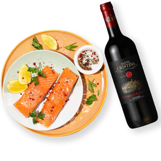 Picture of 800 g Norwegian Salmon Fillet & Fattoria Le Maestrelle